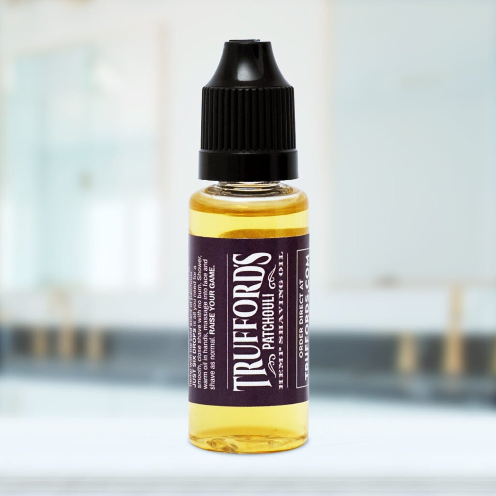 Truffords Patchouli Hemp Shaving Oil, 20ml